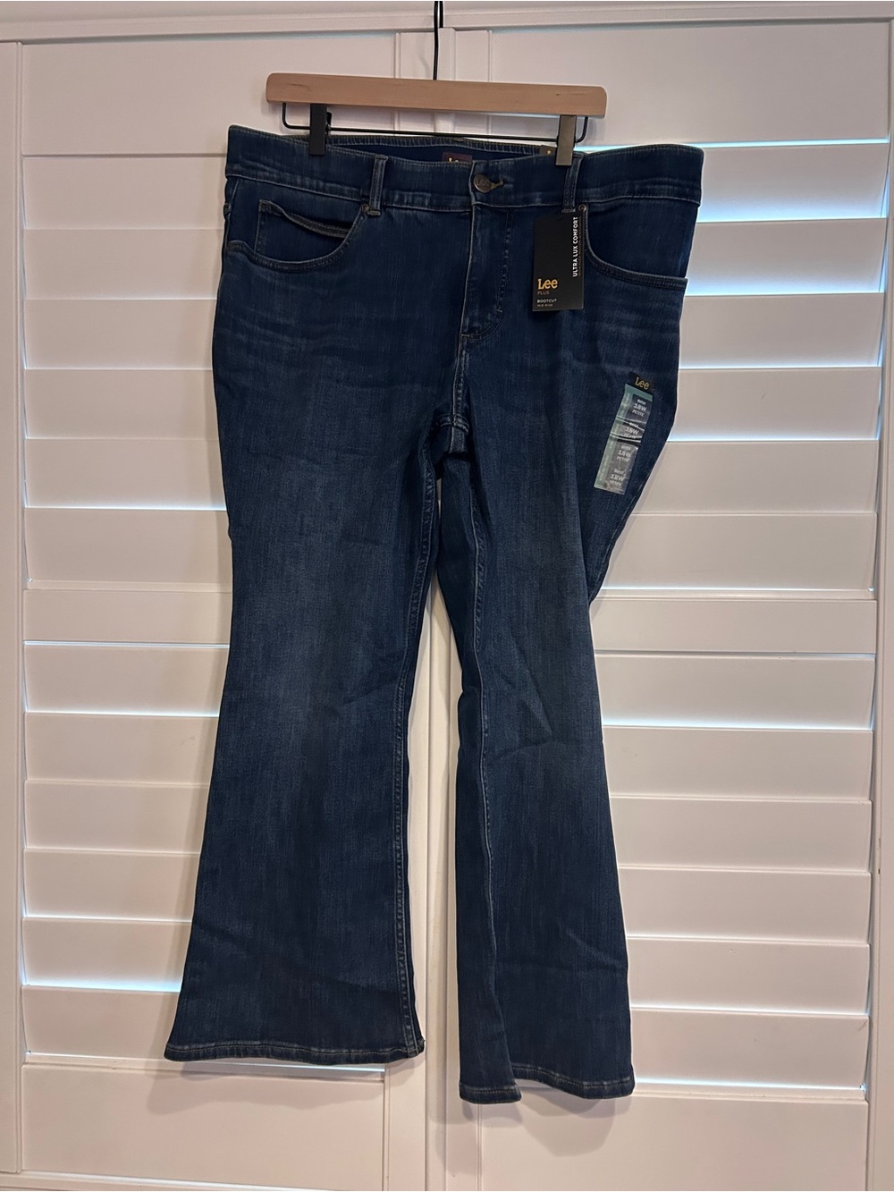 Lee Bootcut Midrise Jean Blue Denim Size 18W